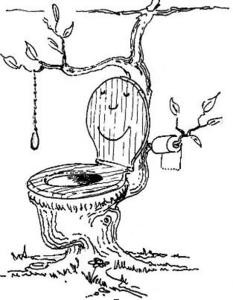 toilette-arbre